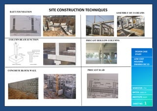 Precast Raft low cost housing delhi | PPT