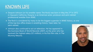 Dwayne Johnson | PPTX