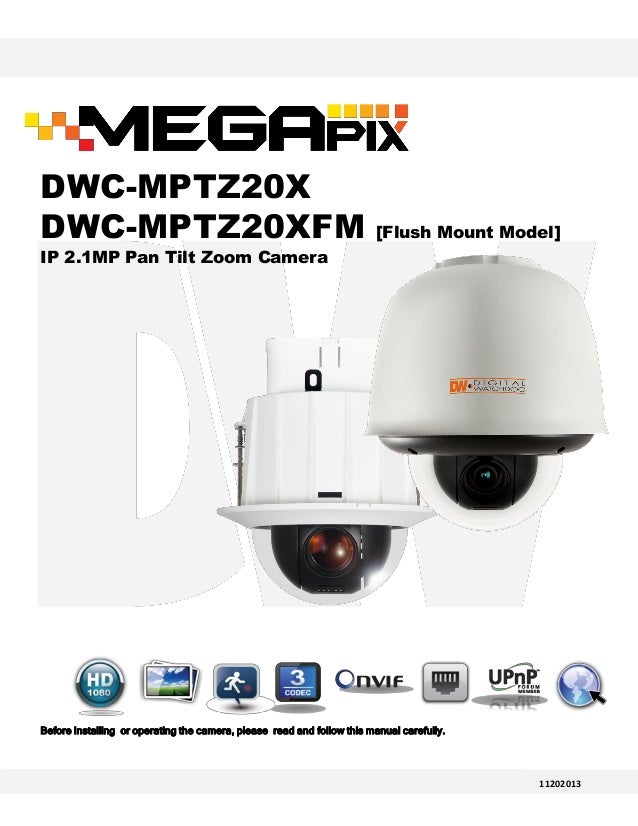 Digital Watchdog DWCMPTZ20X User Manual