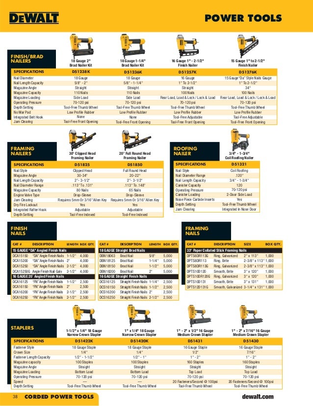 DeWalt Cordless PowerTools Catalogue