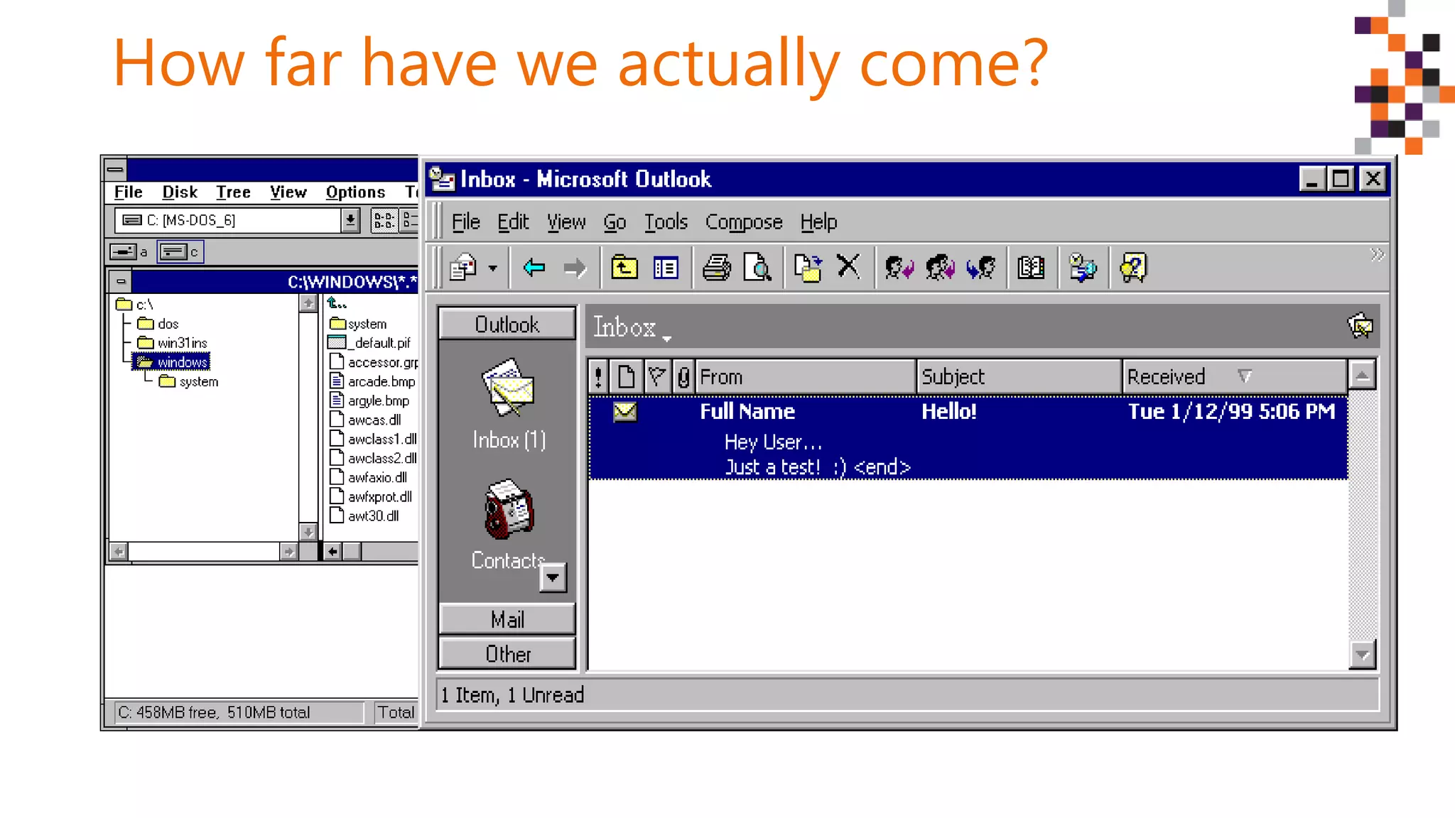 How far have we actually come?
 