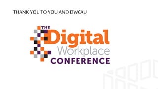 Take your digital workplace training to the next level (DWCAU)