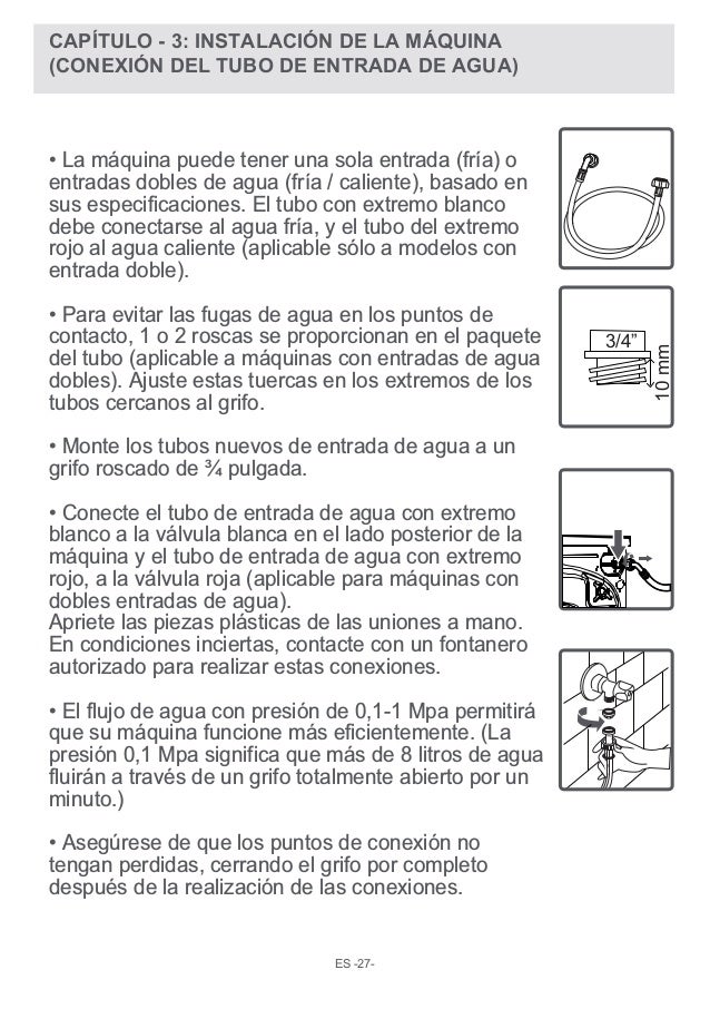 Manual Reparación Lavadora Daewoo