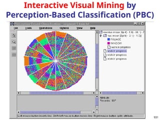 931
Interactive Visual Mining by
Perception-Based Classification (PBC)
 