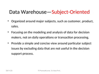 Data Mining and Warehousing Engineering Concept | PPT