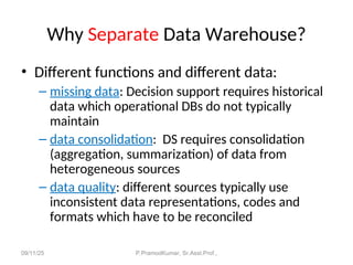 Data Mining and Warehousing Engineering Concept | PPT