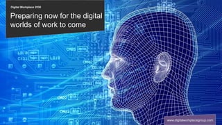 @paulmillersays
www.digitalworkplacegroup.com
Digital Workplace 2030
Preparing now for the digital
worlds of work to come
 