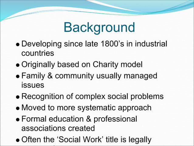 Presentation What Is Social Work PPT