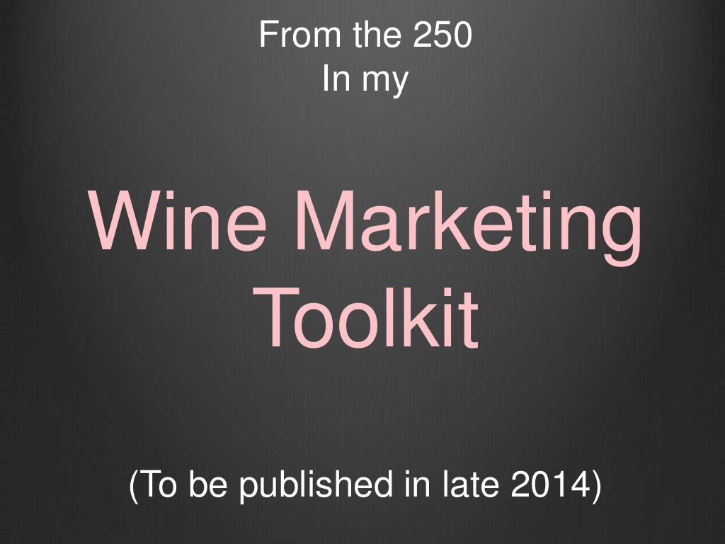 50 Innovative and affordable wine marketing initiatives a brief tas…