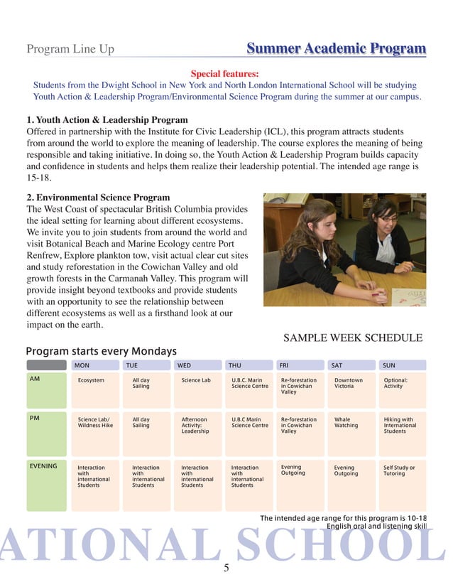 Dwight international school-short term program | PDF | Professional ...