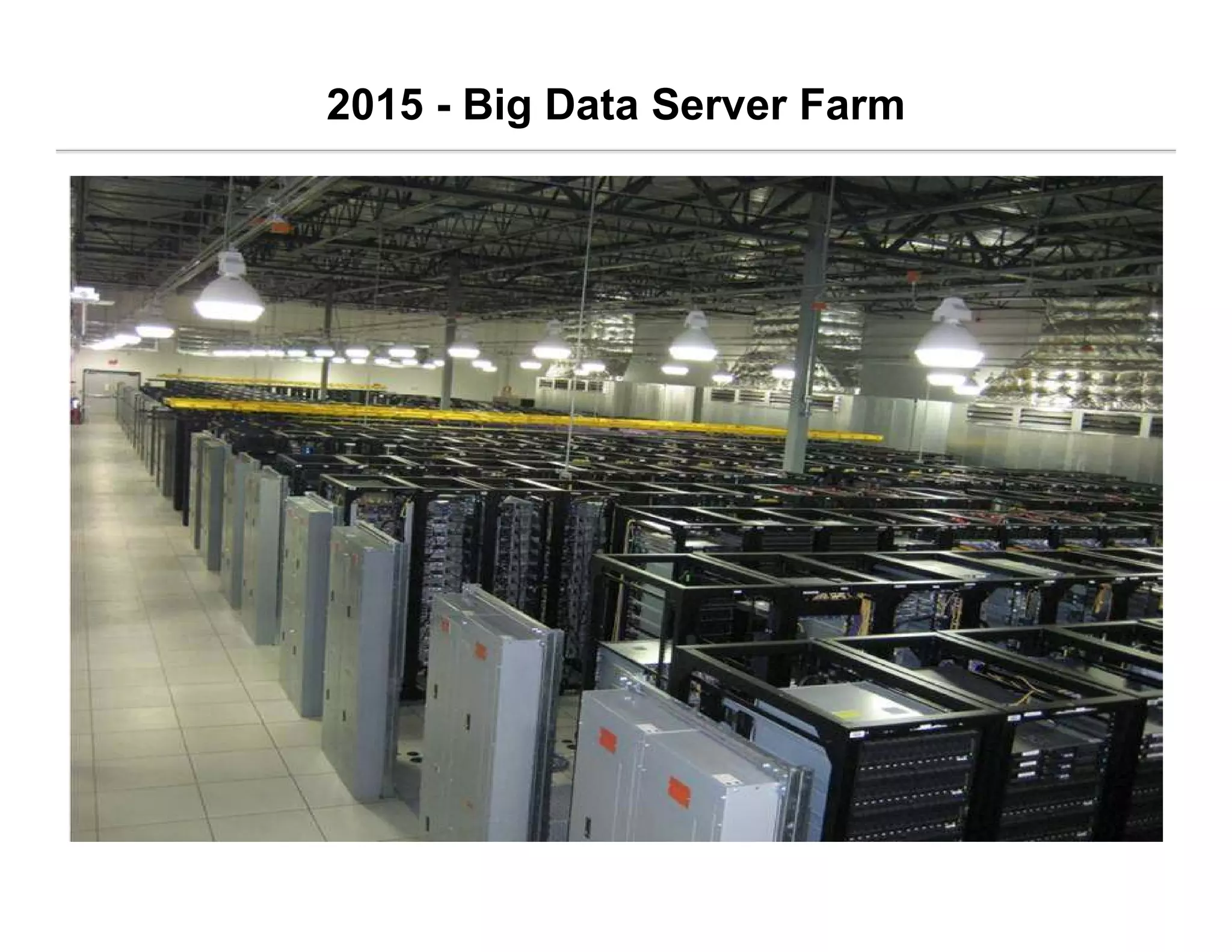 2015 - Big Data Server Farm
 