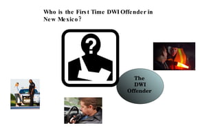 The  DWI Offender   Who is the First Time DWI Offender in New Mexico? 
