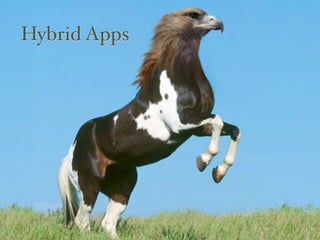 Device Speciﬁc HTML5
     API’s - Qualcomm
• Audio Input

• Camera

• File System

• Screen Orientation
 