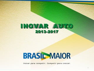 1
INOVAR AUTOINOVAR AUTO
2013-20172013-2017
 