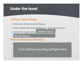 Dwolla Startup Pitch Deck