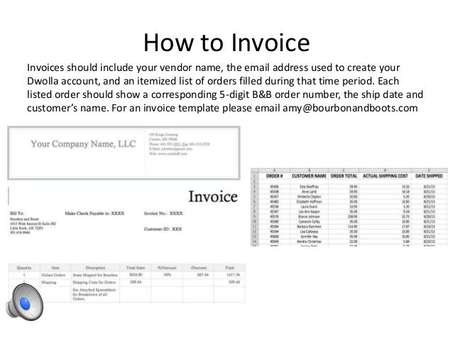 bourbon boots vendor payment process