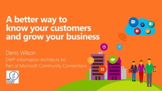 $
A better way to
know your customers
and grow your business
 