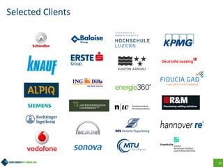 30
Selected Clients
 