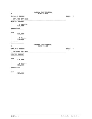 84 | P a g e T . Y . I . T . R o l l N o .
 