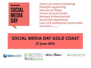 Social Media Day Gold Coast 2015 Opening Presentation