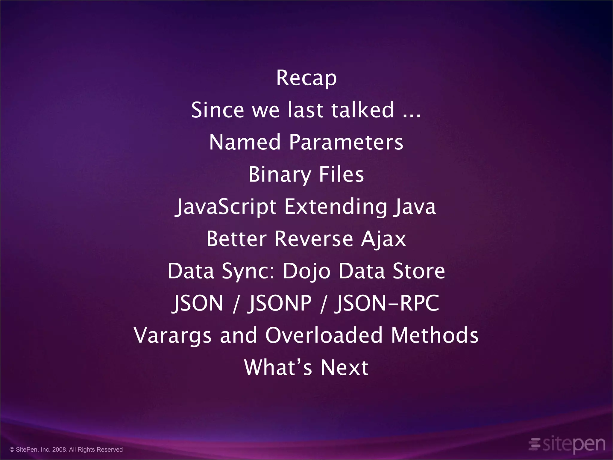 What's new in DWR version 3