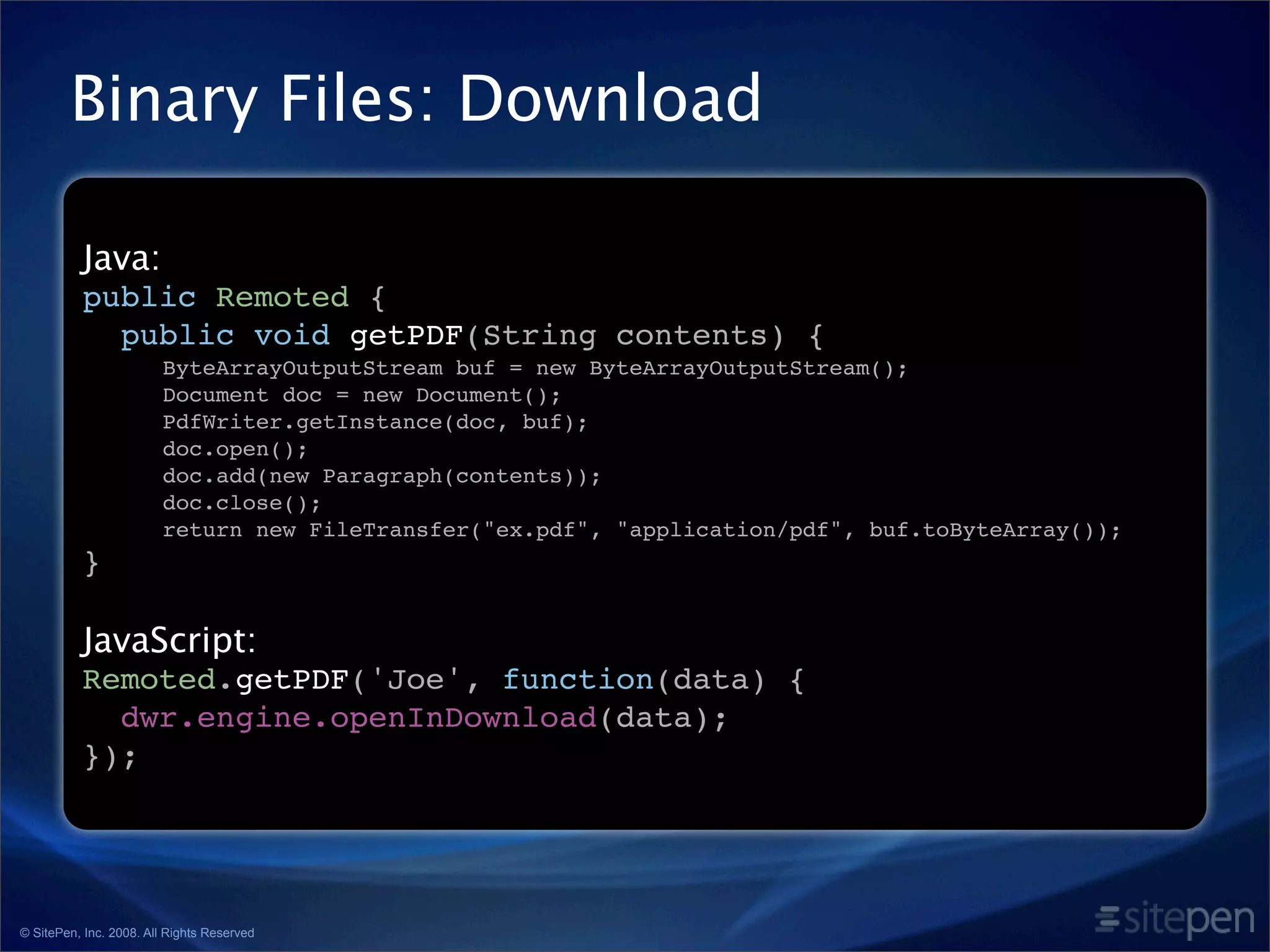 What's new in DWR version 3