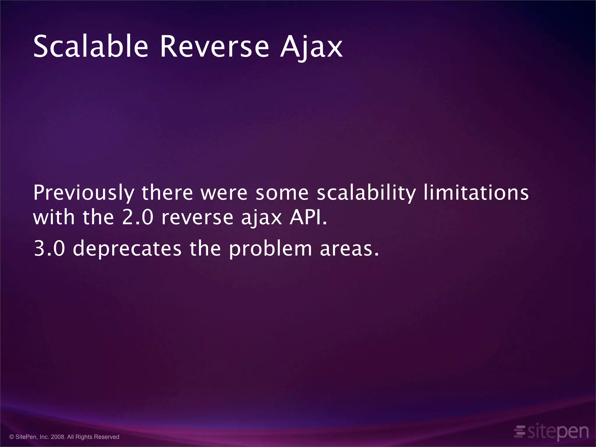 What's new in DWR version 3