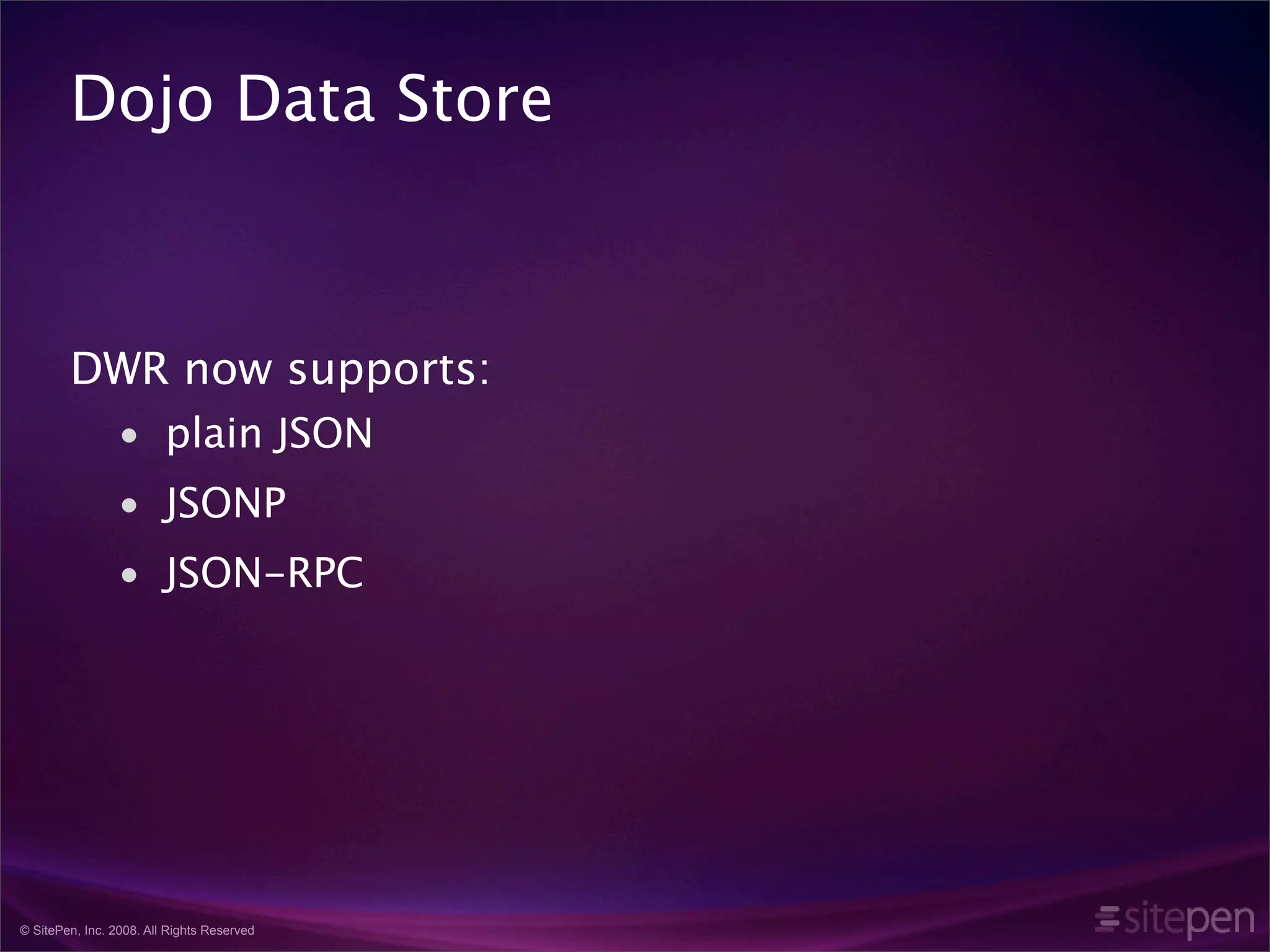 What's new in DWR version 3