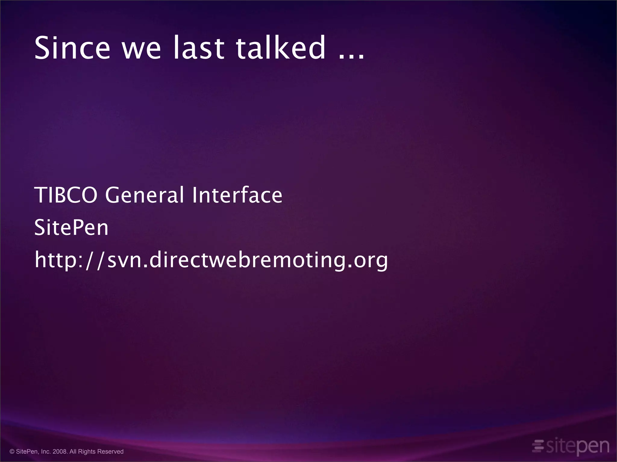 What's new in DWR version 3