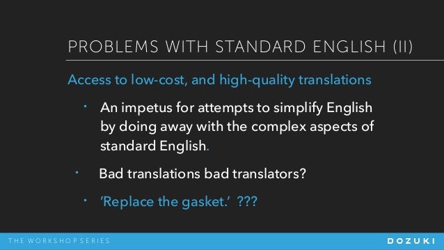 Simplified Technical English (STE) - Dozuki Workshop Series