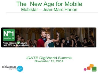 The New Age for MobileMobistar–Jean-Marc Harion  
