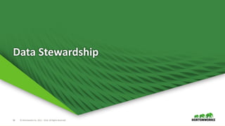 58 © Hortonworks Inc. 2011 – 2016. All Rights Reserved
Data Stewardship
 