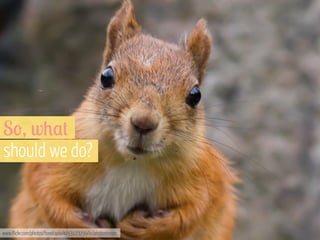 S', w0,+
should we do?

www.flickr.com/photos/tomitapio/4053123799/in/photostream

 