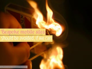 B!"p'2! 3'b#(! "#+!"
should be avoided, if we can

www.flickr.com/photos/edenandjosh/2892956576

 