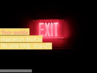 P''r 3'b#(!
experiences result in
the same thing - drop offs

www.flickr.com/photos/sixmilliondollardan/2493495506

 