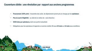 DWSPR19 Séminaire Cohésion territoriale & digital 180419 - Dispositif de couverture ciblée - Zacharia ALAHYANE - Agence du...