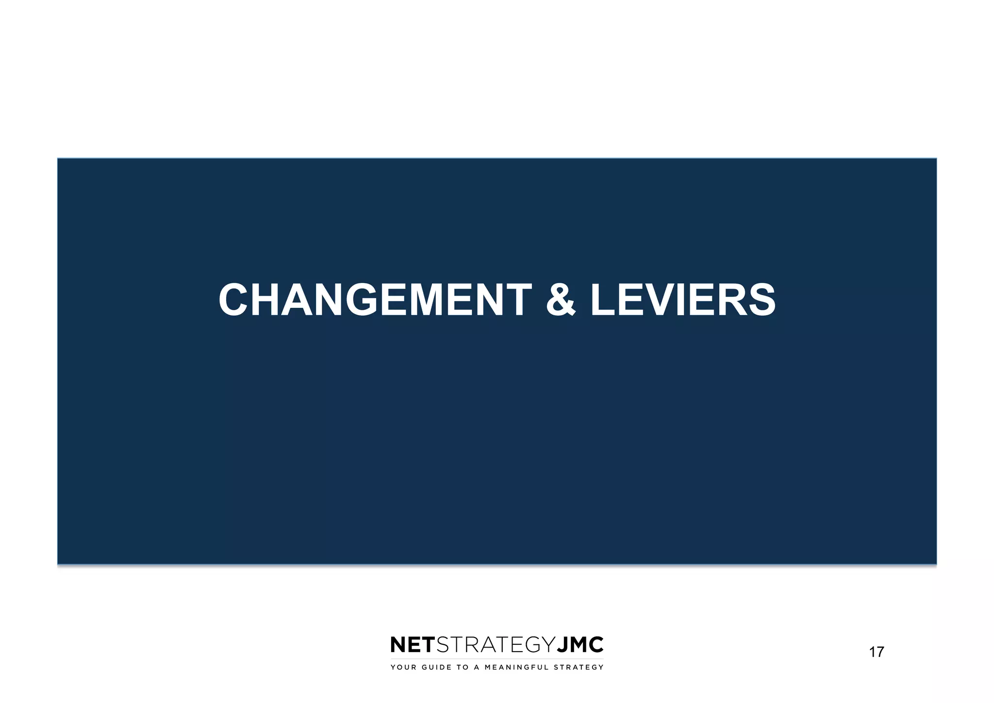 CHANGEMENT & LEVIERS

17

 
