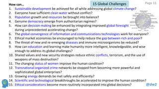 @dw2
Page 1115 Global ChallengesHow can…
1. Sustainable development be achieved for all while addressing global climate ch...