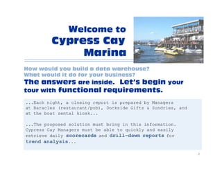 Data Warehouse VIP Tour