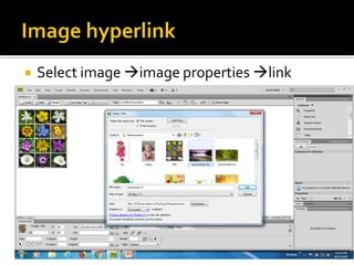  Select image image properties link
 