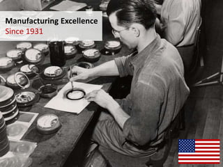 Manufacturing Excellence
Since 1931
 