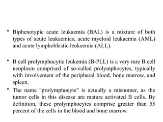 Leukemia Types Overview Comprehensive Overview of Leukemia: Types, Symptoms, Diagnosis, and ...