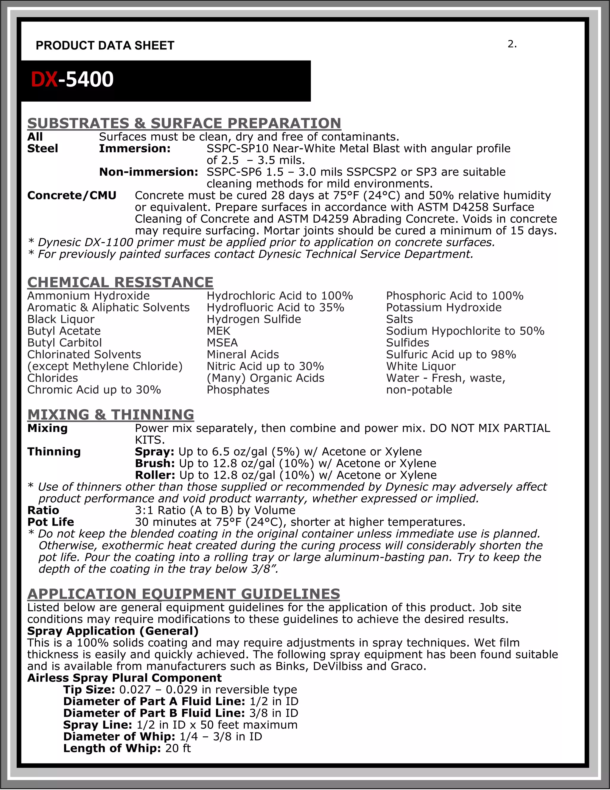Dx 5400 data sheet | PDF