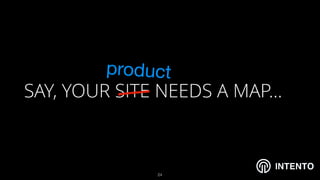 INTENTO
SAY, YOUR SITE NEEDS A MAP...
!24
product
 