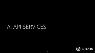 INTENTO
AI API SERVICES
!33
 