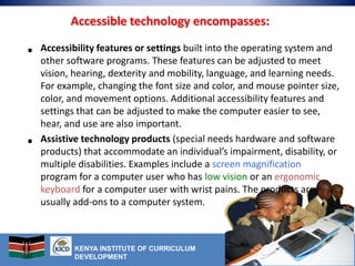 Ict technology for special needs pupils (assistive technology) | PPT
