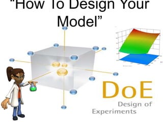 “How To Design Your
Model”
 