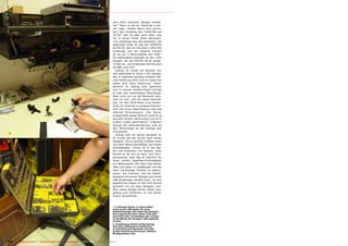 dem Dach ebenfalls Spiegel montie-
                                                                                                                 ren.“ Denn er hat ein Handicap in sei-
                                                                                                                 ner Lage: „Dieser Baum dort verhin-
                                                                                                                 dert den Empfang des THAICOM auf
                                                                                                                 78.5E!“ Das ist aber auch alles, was
                                                                                                                 ihn in seiner freien Sicht behindert:
                                                                                                                 „Ich empfange hier alle Satelliten. Am
                                                                                                                 äußersten Ende ist das der EXPRESS
                                                                                                                 auf 96.5E, den ich mit einer 2.20m PFA
                                                                                                                 empfange und am anderen Extrem
                                                                                                                 ist es ein C-Band-Satellit auf 55W.“
                                                                                                                 Ein besonderes Highlight ist der 1.8m
                                                                                                                 Spiegel, der auf ASTRA 28.2E ausge-
                                                                                                                 richtet ist: „Ich empfange hiermit auch
                                                                                                                 die BBC und ITV.“
                                                                                                                   György ist immer am Basteln. Zur
                                                                                                                 Zeit bearbeitet er einen 1.5m Spiegel,
                                                                                                                 den er irgendwo günstig erhalten hat:
                                                                                                                 „Die Halterung fehlt und ich baue nun
                                                                                                                 selbst eine neue Halterung.“ Hand-
                                                                                                                 werklich ist György sehr geschickt
                                                                                                                 und in seinem Arbeits-Shack verfügt
                                                                                                                 er über alle notwendigen Werkzeuge.
                                                                                                                 Aber nicht nur um die Mechanik küm-
                                                                                                                 mert er sich. „Ich bin damit beschäf-
                                                                                                                 tigt, für den EGIS-Rotor eine Verbin-
                                                                                                                 dung ins Internet zu programmieren.“
                                                                                                                 Sein Ziel ist es, diese Rotoren über das
                                                                                                                 Internet fernzusteuern. „Die Steue-
                                                                                                                 rungseinheit dieser Rotoren stammt ja
                                                                                                                 aus dem letzten Jahrhundert und ist in
                                                                                                                 uralten Codes geschrieben,“ erläutert
                                                                                                                 György die Herausforderung, eine so
                                                                                                                 alte Technologie an die heutige Zeit
                                                                                                                 anzupassen.
 1
                                                                                                                   György lebt mit seinen Spiegeln. Er
                                                                                                                 ist immer auf der Suche nach neuen
                                                                                                                 Spiegeln, die er günstig erhalten kann
                                                                                                   2             und dann damit beschäftigt, sie wieder
                                                                                                                 aufzubereiten. Immer ist er am Tes-
                                                                                                                 ten und Probieren und Basteln. Zwar
                                                                                                                 kommt er ab und an noch zum Fern-
                                                                                                                 sehschauen, aber das ist natürlich für
                                                                                                                 einen echten Satelliten-Enthusiasten
                                                                                                                 nur Nebensache. Der Reiz liegt daran,
                                                                                                                 alles und jeden zu empfangen und die
                                                                                                                 dazu notwendige Technik zu beherr-
                                                                                                                 schen. Die Funktion, wie ein Satelli-
                                                                                                                 tensignal mit einem Spiegel und einem
                                                                                                                 LNB empfangen werden kann, ist sein
                                                                                                                 eigentliches Hobby. Er hat nicht Schluß
                                                                                                                 gemacht mit ein paar Spiegeln, son-
                                                                                                                 dern seine Anlage immer weiter aus-
                                                                                                                 gebaut und verfeinert. Er hat seinen
                                                                                                                 Traum verwirklicht!



                                                                                                                 1. In Györgys Shack: er baute selbst
                                                                                                                 einen neuen LNB-Halter für einen
                                                                                                                 Satellitenspiegel. Bei vielen der Spiegeln,
                                                                                                                 die er gebraucht kauft, fehlen Teile oder
                                                                                                                 sind nicht mehr verwendbar oder müssen
                                                                                                                 an die Masse der heutigen LNB angepaßt
                                                                                                                 werden.
                                                                                                                 2. Sorgfältig geordnet verfügt György
                                                                                                                 über eine umfangreiche Sammlung
                                                                                                                 an mechanischen Bauteilen wie einer
                                                                                                                 großen Sammlung Schrauben, Muttern,
                                                                                                                 Beilagscheiben usw.


226 TELE-satellite International — The World‘s Largest Digital TV Trade Magazine — 02-03/2012 — www.TELE-satellite.com
 