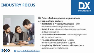 DX FutureTech Driving Digital Transformation with Cloud and AI ...