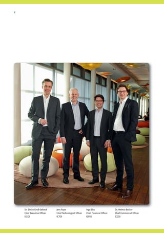 2




    Dr. Stefan Groß-Selbeck   Jens Pape                     Ingo Chu                  Dr. Helmut Becker
    Chief Executive Officer   Chief Technological Officer   Chief Financial Officer   Chief Commercial Officer
    (CEO)                     (CTO)                         (CFO)                     (CCO)
 
